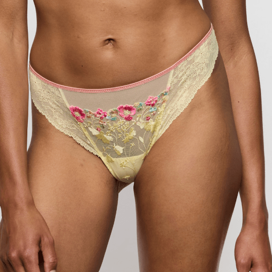 MARIE JO LIZELOT FRENCH VANILLE SLIP STRING