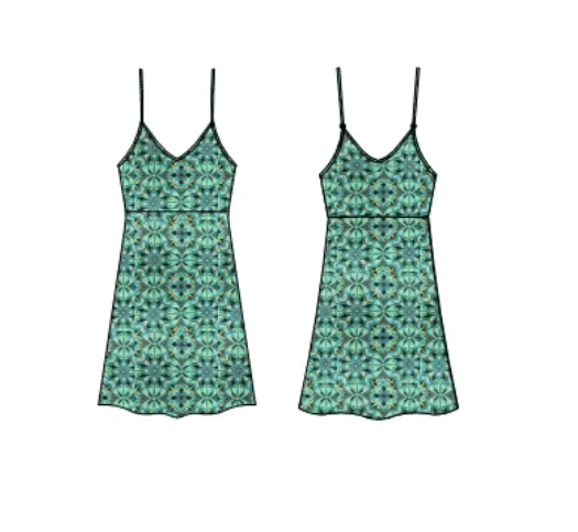 ANTIGEL LA PSYCHEDELIQUE ROBE DE PLAGE ESB1099