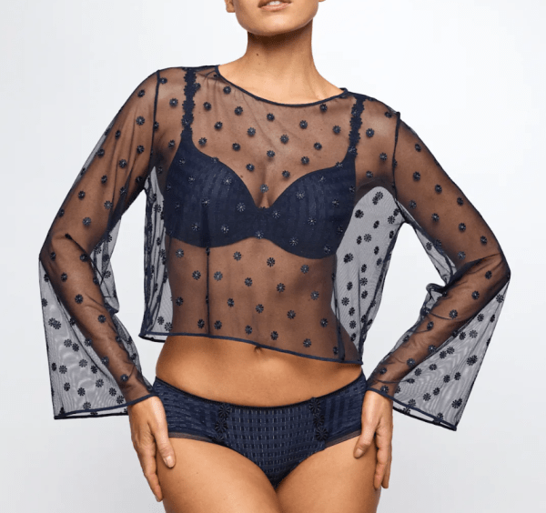 MARIE JO VELVET BLUE CARACO 0800419VEL