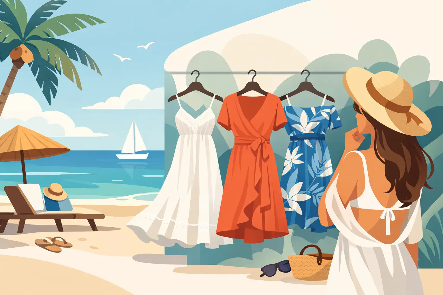 Quelle robe de plage chic choisir cet été ?