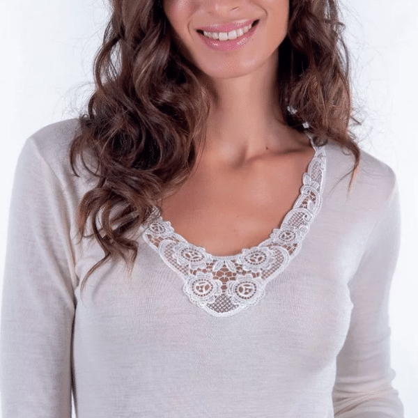 MORETTA TOP LAINE ET SOIE 5002